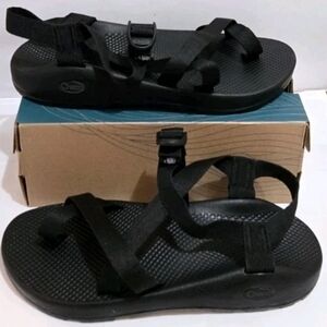 Chaco Z/2 Classic Mens 11 Black Sport Hiking Sandals Toe Loop Strap